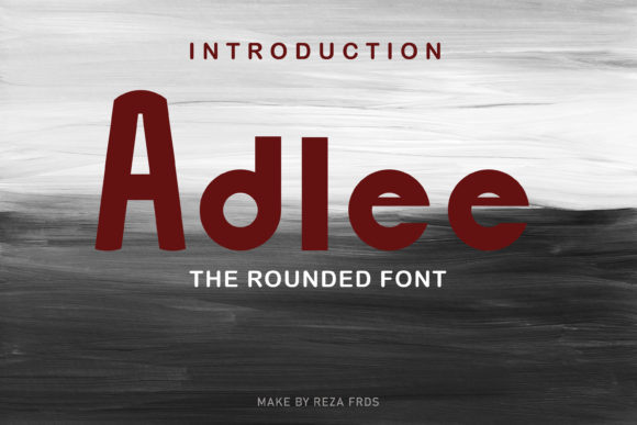 Adlee Font for Handmade and Commercial Craft Projects