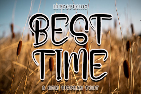 Best Time Font for Editorial Design and Content Creation