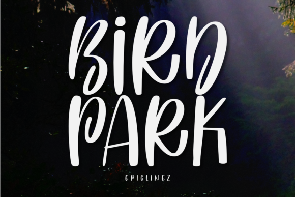Bird Park Font for Handmade Creations