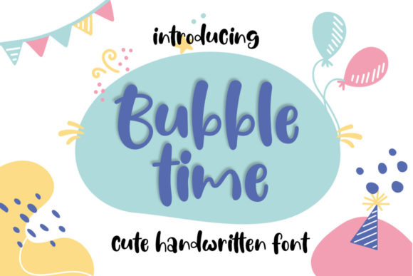 Bubble Time: A Display Font for Editorial Elegance