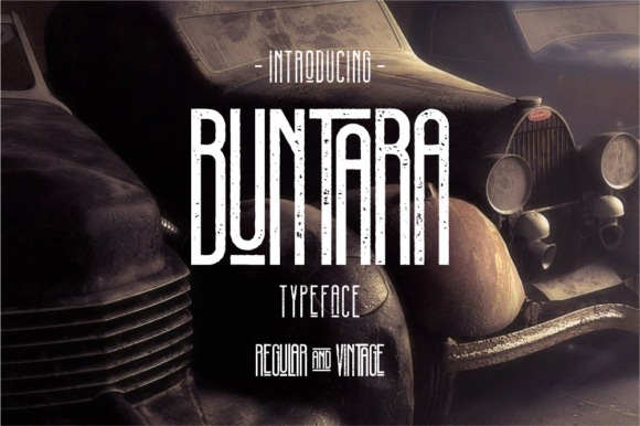 Buntara: A Cool Display Font for Bold Branding