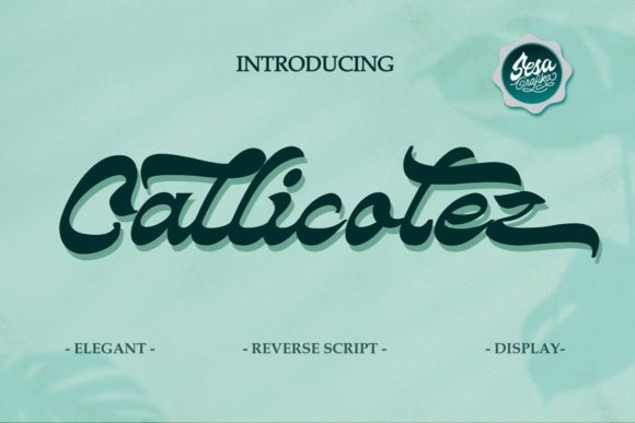 Callicotez Font for Web Design and Brand Identity