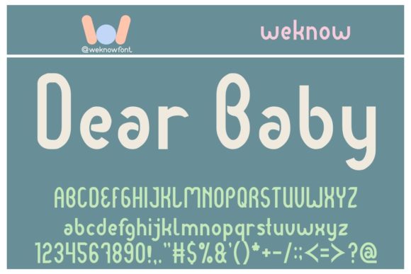 Dear Baby Font for Campaign Clarity and Creativity