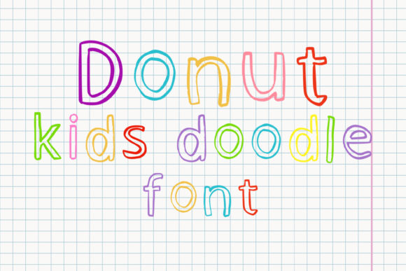 Donut Kids Doodle: A Sweet Font for Business Branding