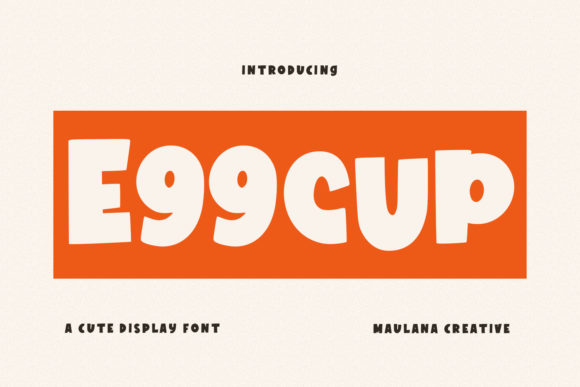 Eggcup Font for Editorial Design and Content Creation