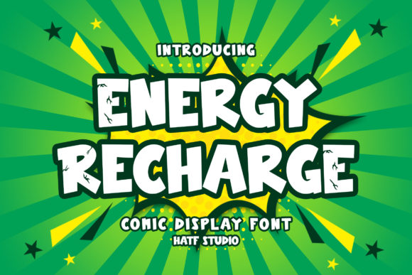 Energy Recharge Font for Professional Branding