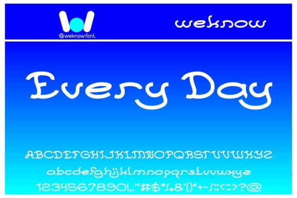 Every Day: A Modern Display Font for Digital Branding