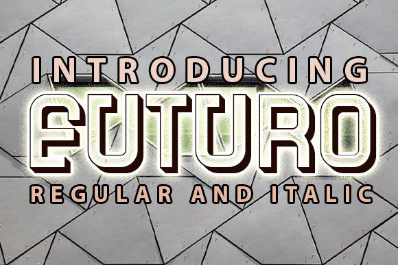 Futuro: A Bold Display Font for Eye-Catching Campaigns