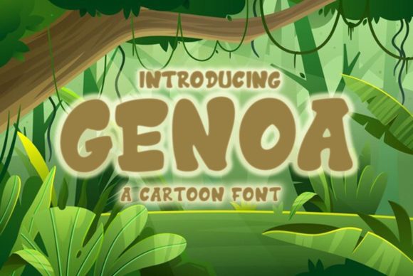 Genoa Font for Branding That Feels Fresh and Fun