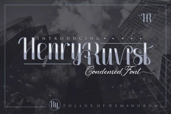 Henry Ruvist: A Condensed Font with Elegant Touch for Branding