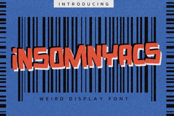 Insomnyacs: A Bold Display Font for Editorial Design