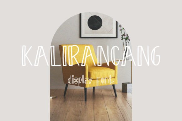 Kalirancang: A Casual Display Font for Modern Branding