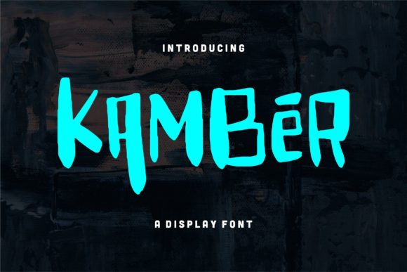 Kamber Display Font for Web Design