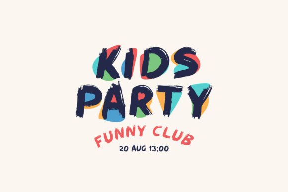 Kids Party Font for a Polished Brand Look
