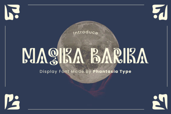 Magika Barika: A Vintage-Inspired Display Font for Creative Projects