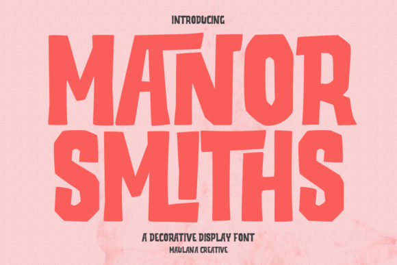 Manor Smiths: A Stylish Font for Business Branding