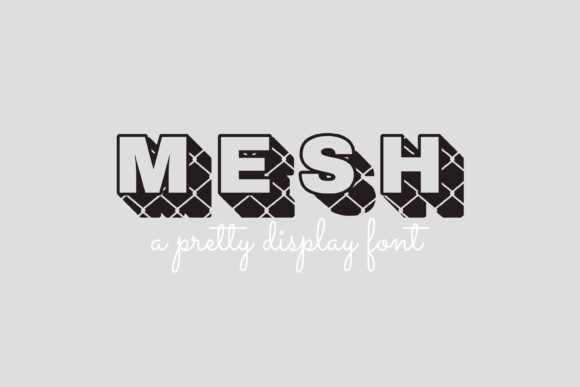 Mesh: A Modern Display Font for Creative Projects