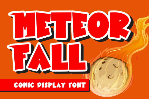 Meteor Fall Font for Web Design Projects
