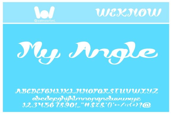 My Angle: A Chic Display Font for Editorial Design
