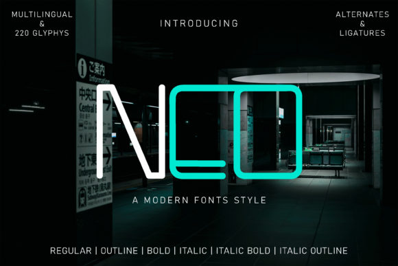 Neo Font for Modern Editorial Design