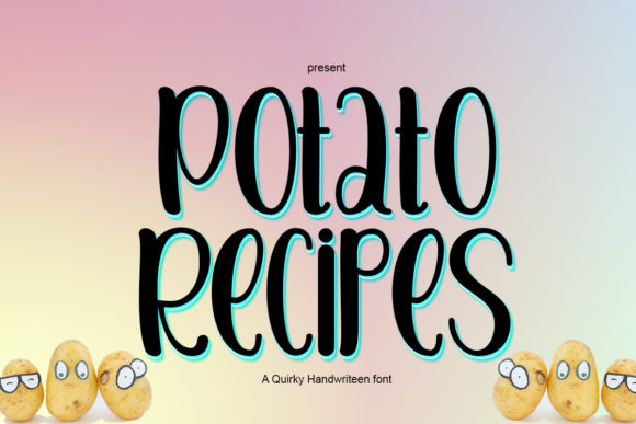 Potato Recipes Font for Editorial Design