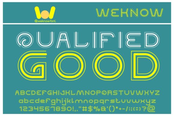 Qualified Good: A Retro-Inspired Display Font for Editorial Projects
