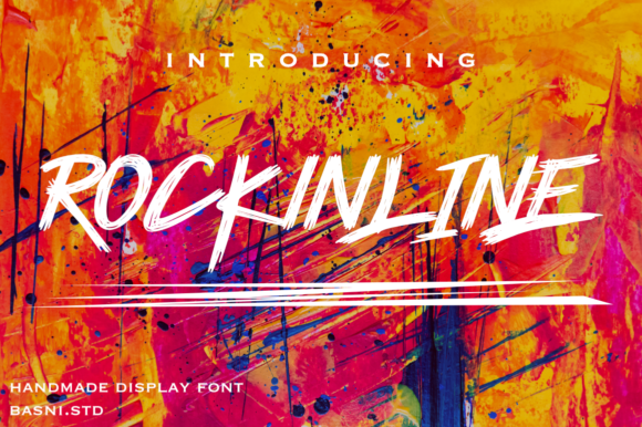 Rockinline: A Bold Display Font for Modern Campaigns