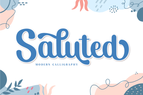 Saluted Font for Modern Web Design