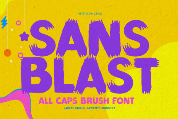 Sansblast: A Playful Display Font for Creative Branding