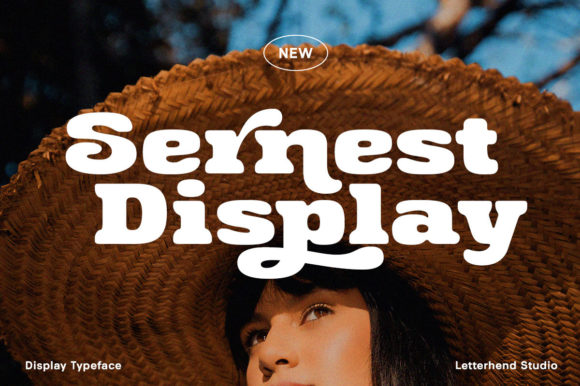 Sernest Display: A Vintage-Inspired Font for Creative Makers