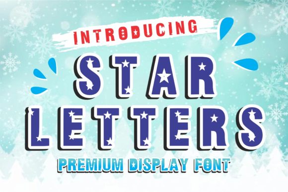 Star Letters: A Bold Display Font for Modern Web Design