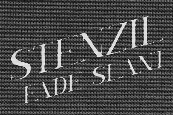 Stenzil Fade Slant for Modern Editorial Design