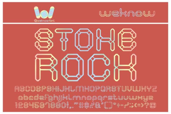 Stone Rock Font for Campaign Creativity