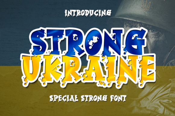 Strong Ukraine: A Bold Display Font for Modern Branding