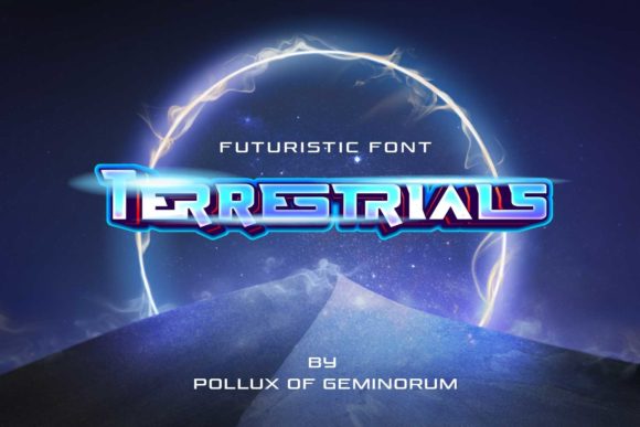 Terrestrials: A Futuristic Font for Bold Branding