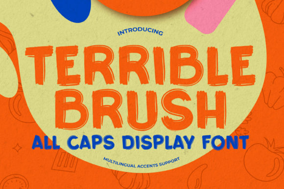 Terrible Brush: A Bold Display Font for Marketers