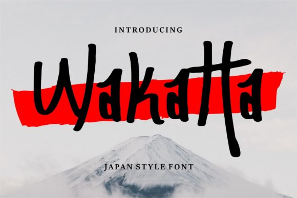 Wakatta: A Japanese-Inspired Display Font for Web Design